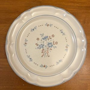 Cordella Collection Hand Decorated Stoneware Vintage Plate
